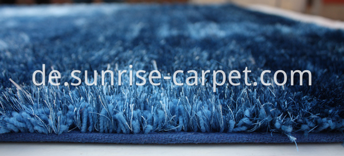 Elastic and Viscose mixed with 3D design Shaggy Rug